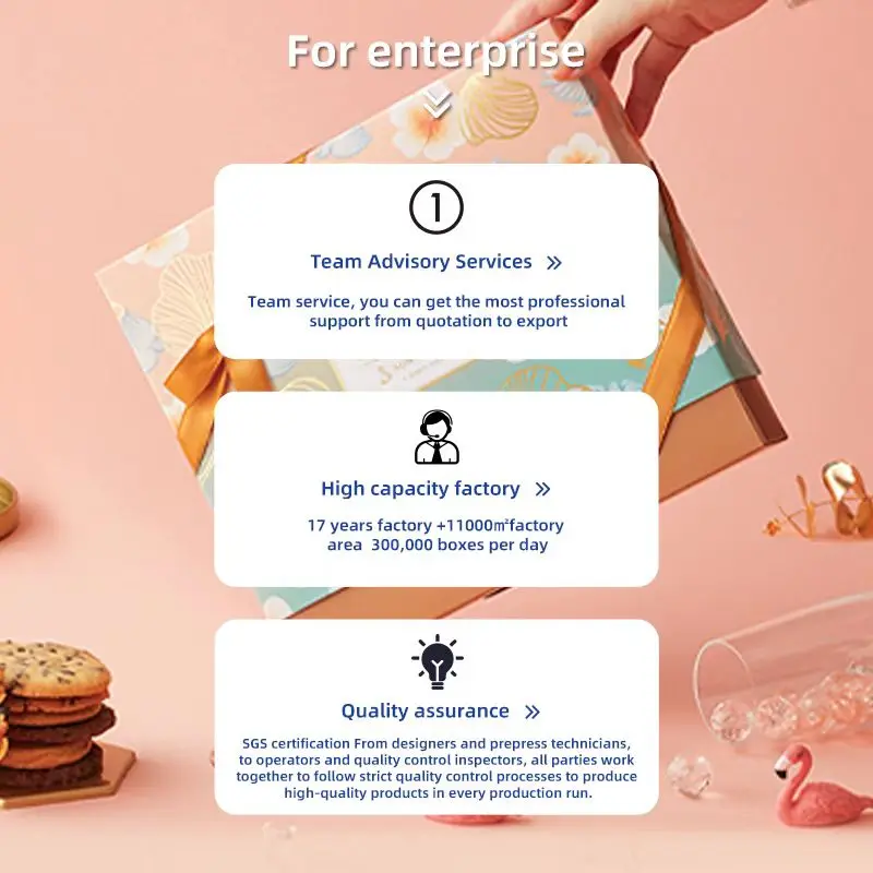 Wholesale Luxury custom Wedding Chocolate Macaron Packaging Gift Box Magnetic paper food boxes