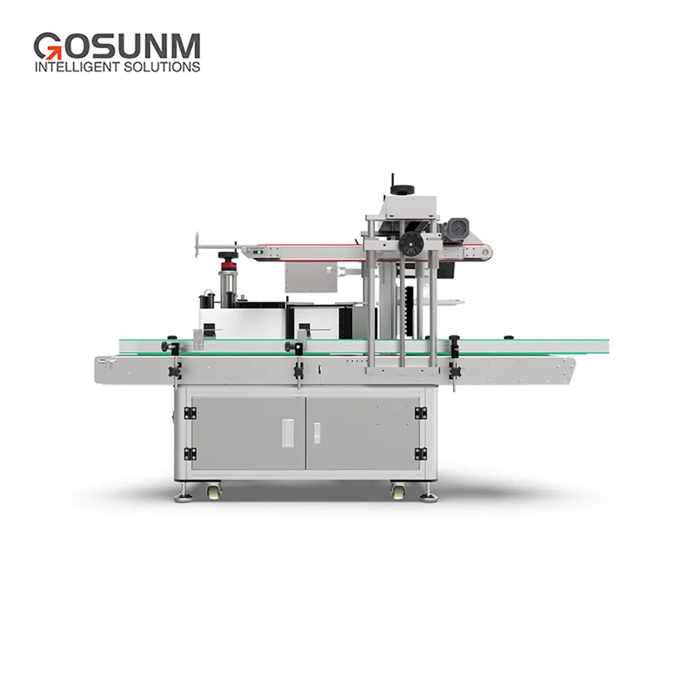 2023 Brand New Smart Print and Paste Label Labeling Machine Fully Automatic Customized Edge and Corner Labeling Machine