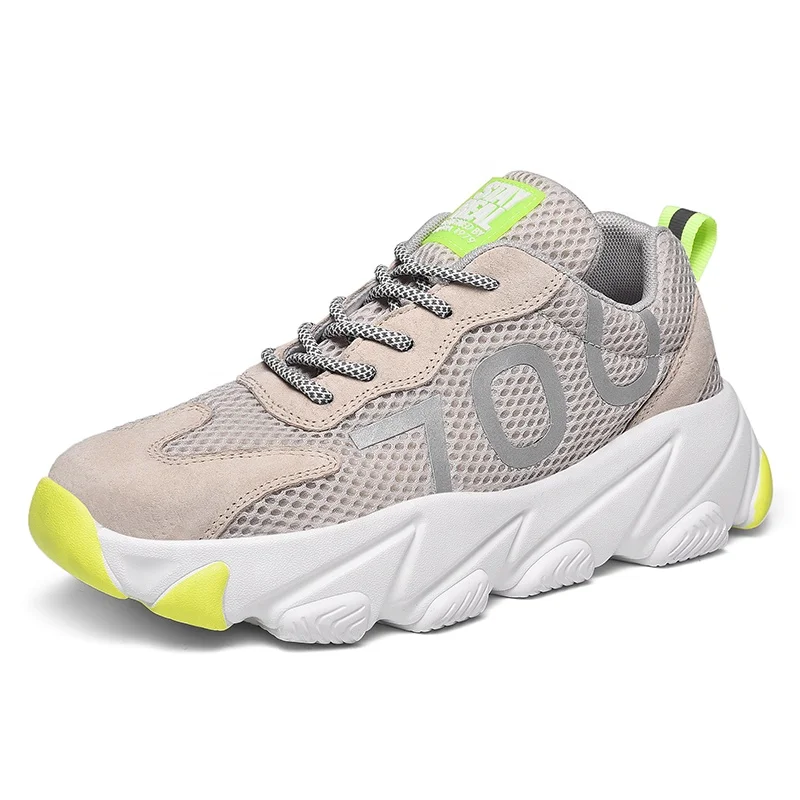 
2020 Hot Sale Wholesale Dad Fahion Sneakers In China Oem White Comfortable Women and Men Sports Shoes 