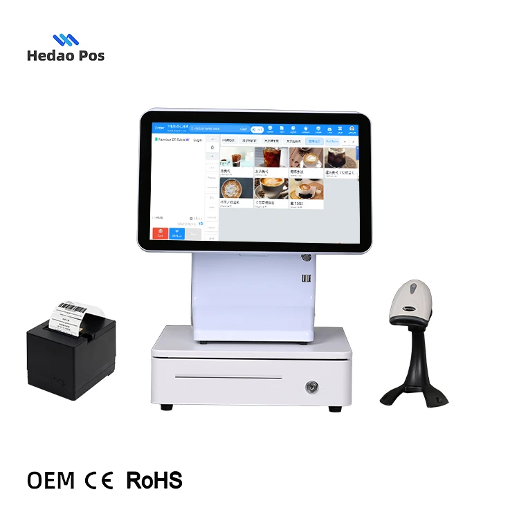 High Quality All in One Android Touch Screen Terminal Cash Register Pos Systems Software for Retail System