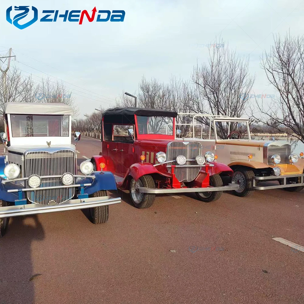 Роскошный Золотой винтажный электромобиль/oem Электромобиль сделанный в Китае/2023 антикварный экскурсионный Электрический