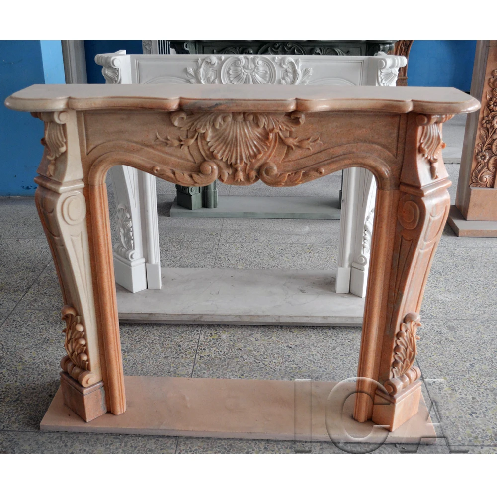 Оптовая продажа высококачественный декоративный мраморный камин в западном