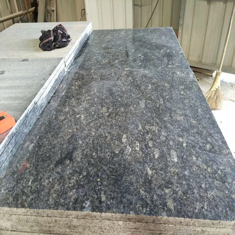 Beautiful Kitchen Top Blue Granite MG Butterfly Blue Granite Tile