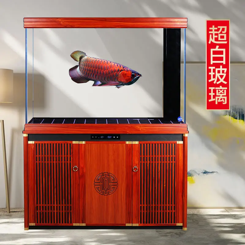 SUNSUN Landscape  Large Chili red arowana tank Ecological bottom filter Fish tank 1.5m Living room aquarium HXT series