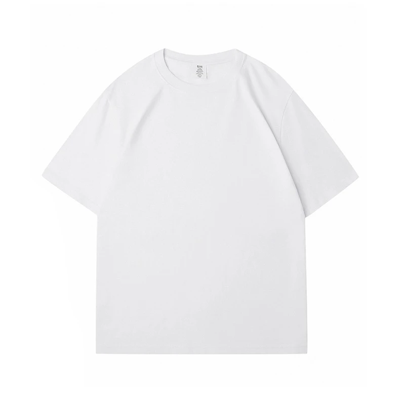 Custom logo women loose breathable pure cotton top outdoor sports printed T-shirt