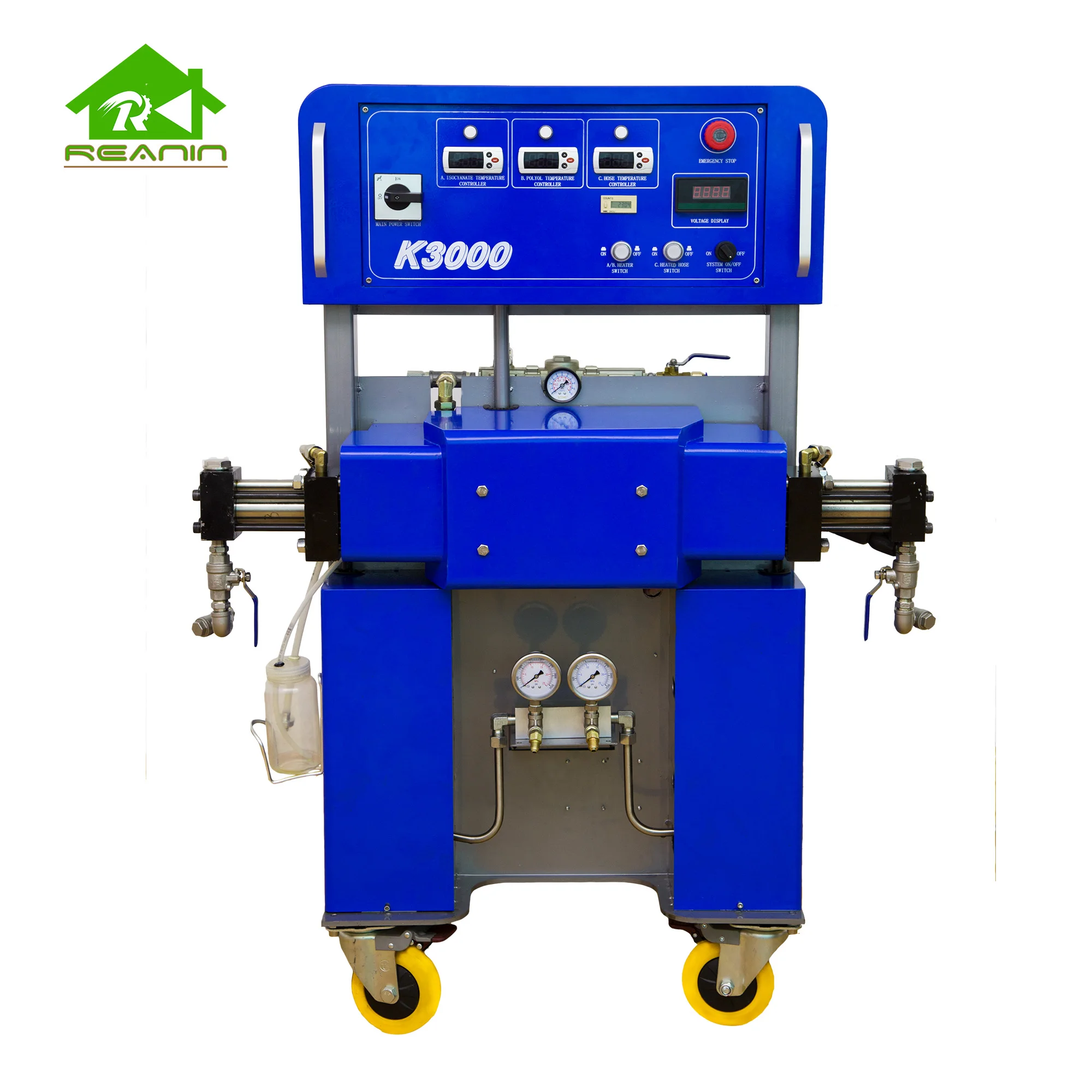 Polyurethane Foam Insulation Spray Machine Reanin-k3000 High Capacity PU New Product 2020 Ce,iso 9001 11kg/min Provided CN;SHN