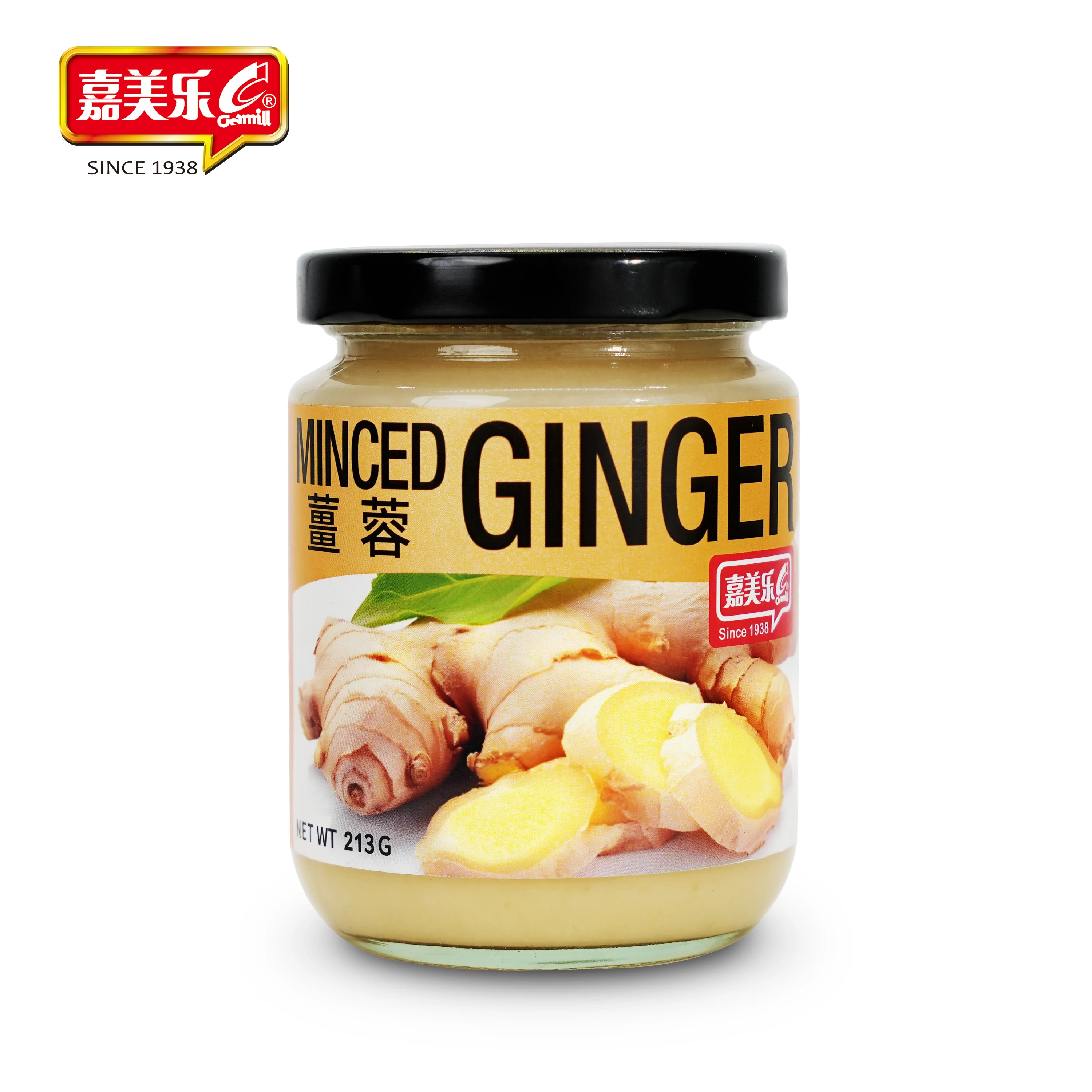 Supermarket Wholesale Camill Brand Small Jar Ginger Paste 213g Barbecue Seafood Dipping Sauce Seasoning Sauce