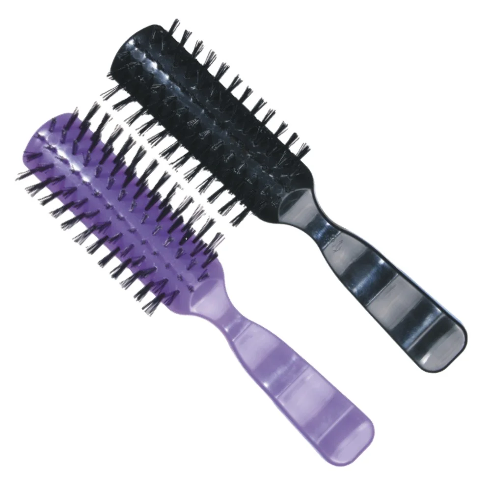 TIANBA WB 926  Hot Selling Curved Wave Brush Black 100% Boar Bristle Hair Brush On Sale