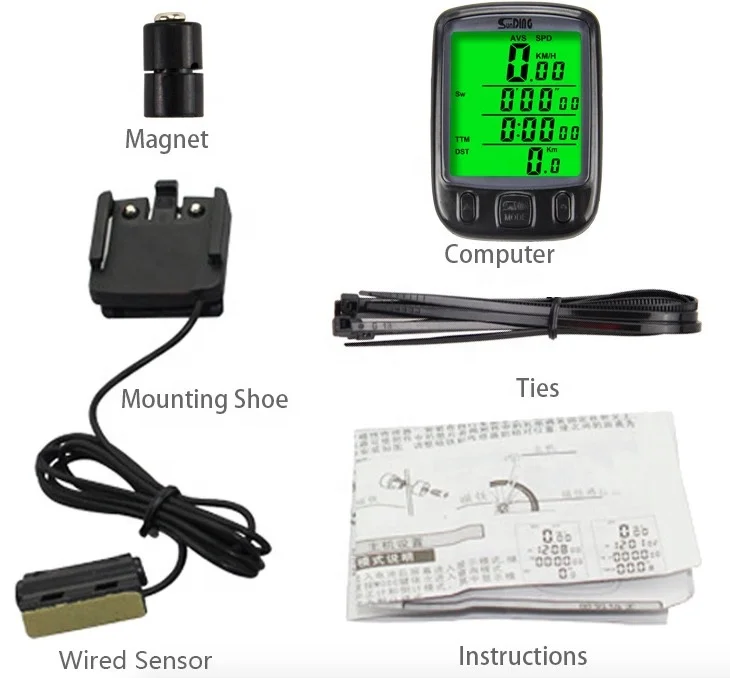 Super September Hot sale  Waterproof Bike speedometer  Bicycle Computer