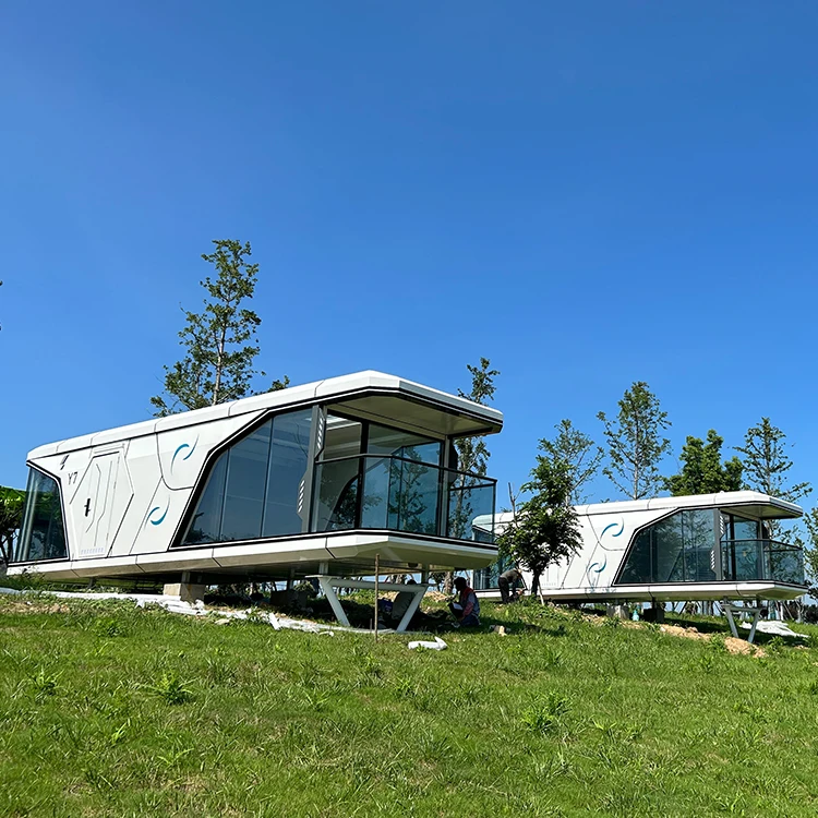 Сборный модульный дом гостиничный встроенный контейнер капсула жилой