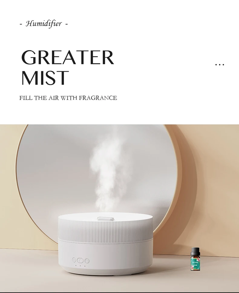 2023 desk newest design Ultrasonic Aroma Diffuser 7 colors LED changeable Light USB Essential Oil humidifier Diffuser