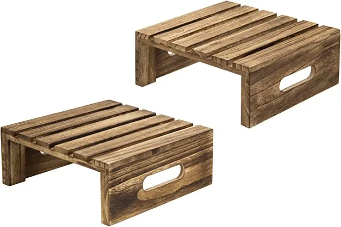 Hotel Restaurant Wooden Food Display Shelf Buffet Supplies for Buffet Catering Display