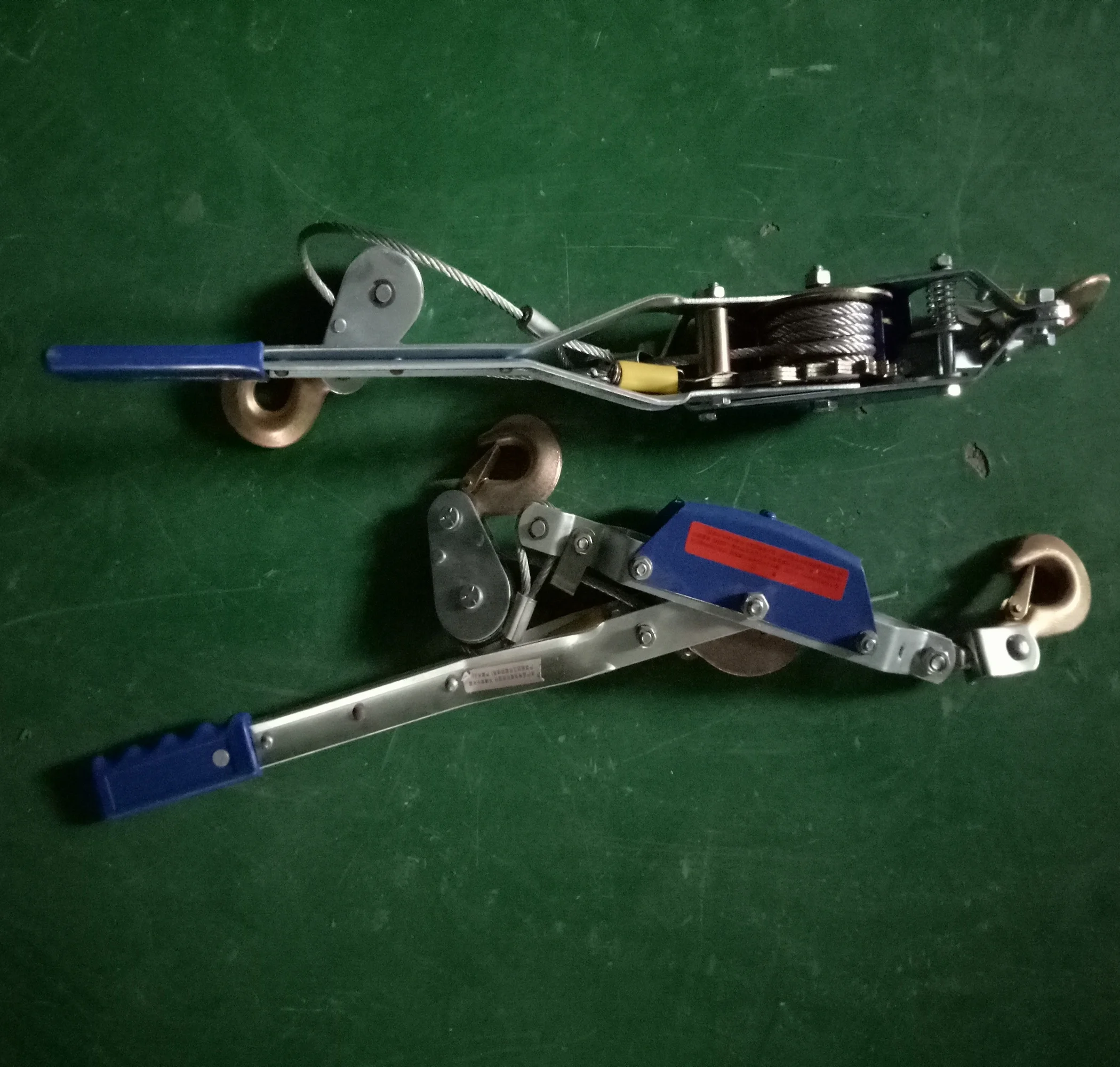 Wire Rope Electric Cable Manual Tightener Double Hook Hand Puller