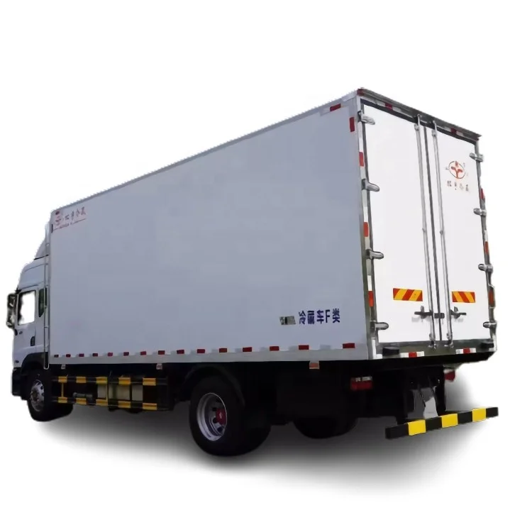 China Made Foton Cold Reefer Box Trucks 4x2 LHD Forland 10t 5C to 20C Double Controlled Thermo king Frozen Food Cold Box Truck