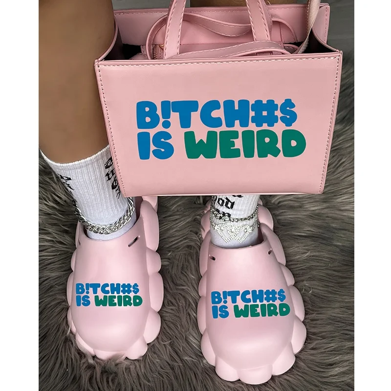 New 2023 Fashion Designer Tote Hand Bags Women Handbags Ladies Shoulder Luxury Bags Bitches Is Weird Purses and Shoes Sets