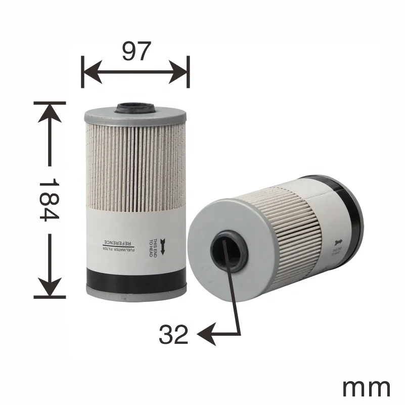 Fuel/Water Filter 84273566 84283691 Used For Excavators, Forklifts, Trucks, Buses And Other Mechanical Equipment