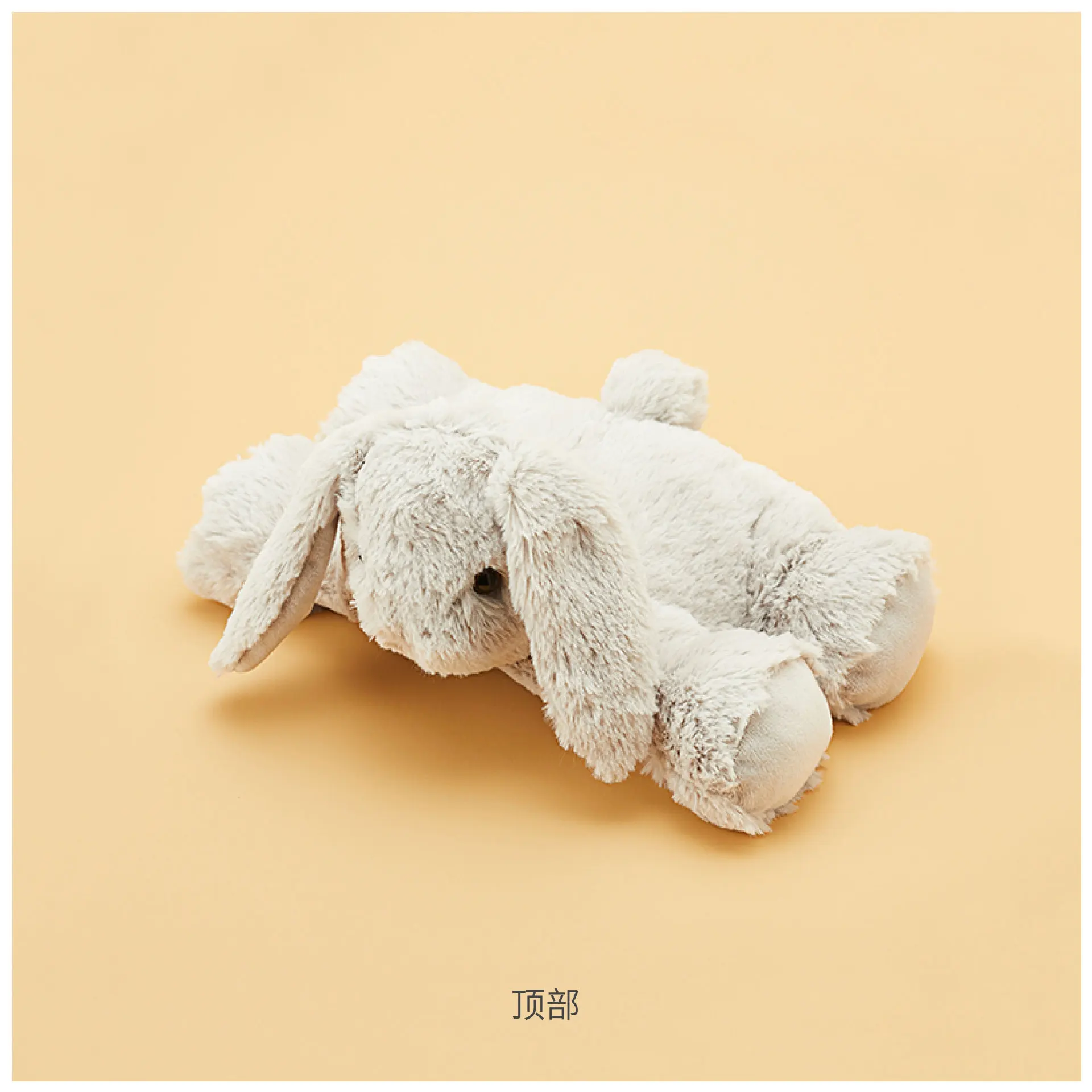 CE Custom Cute Nordic Soft Beige Bunny Stuffed Plush Toy Can be Flat Pillow Multi-function Floppy Rabbit Toy For Kids Gift