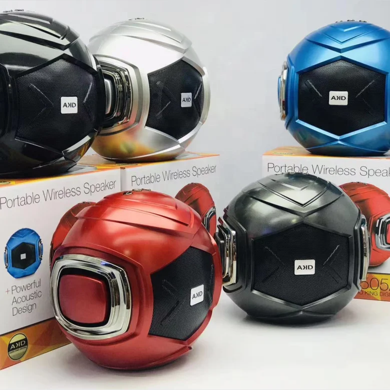 Special Design AKD-505A  Special Football  design  Wireless Stereo BT Speaker with big battery