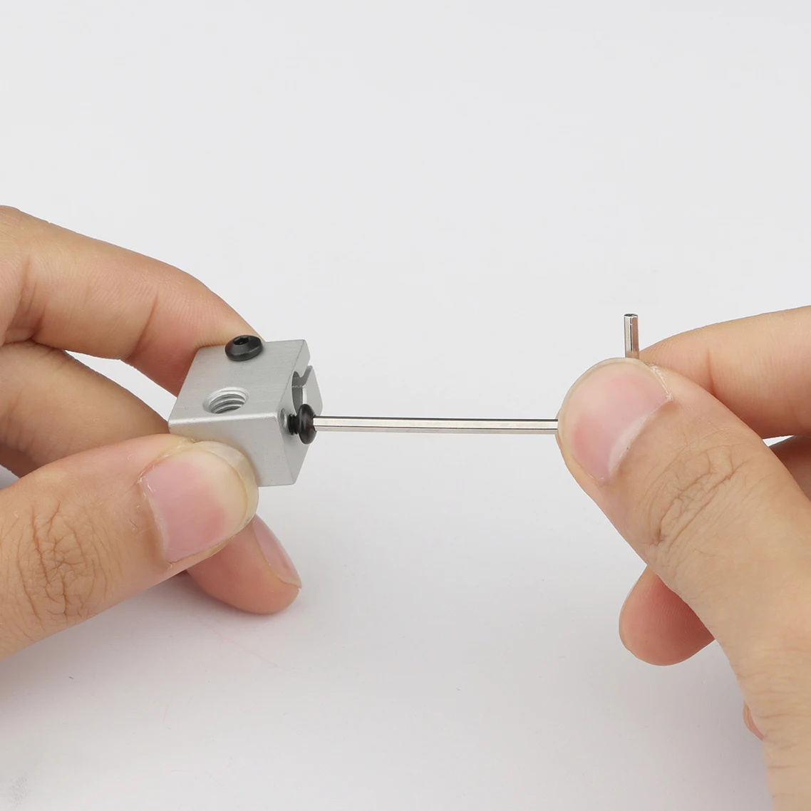 3D Printer Nozzle Kit with cleaning tools tweezers scissors MK8 Heating Block MK8 Nozzle for 3D printer