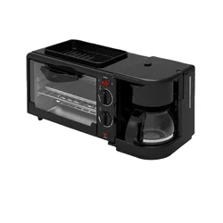 Прямая продажа с завода, 3 в 1, аппарат для завтрака, миниатюрный капельный тостер для кофе, сковорода, бытовая кухонная многофункциональная кофеварка для завтрака