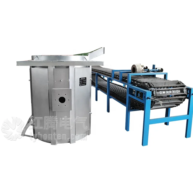 Automated aluminum ingot production line with continuous casting machine copper ingot making machine