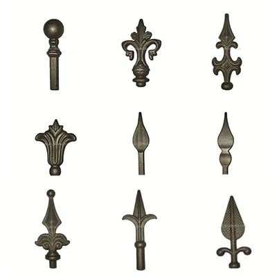 Ограждение решетка и ворота литые наконечники забор из кованого железа для ворот