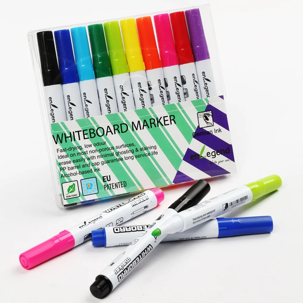 2024 private label dry white board markers for office school supplies white board marker refillable