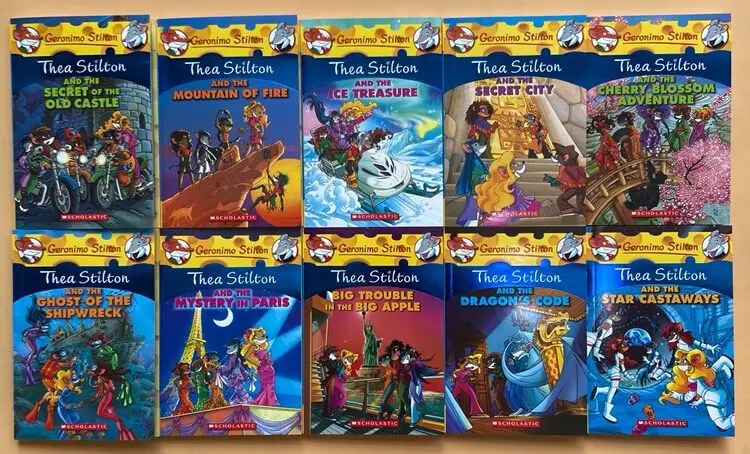 Thea Stilton the Sisterhood Set of 1-10 English Graphic Novel Storybooks