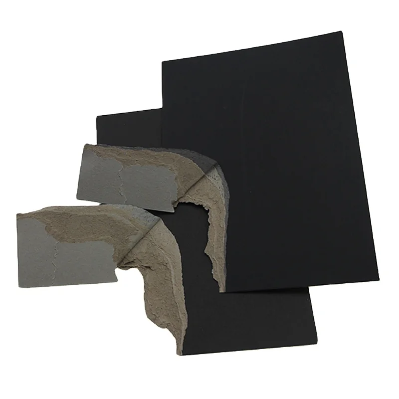 High quality Grey board with black surface for box packing