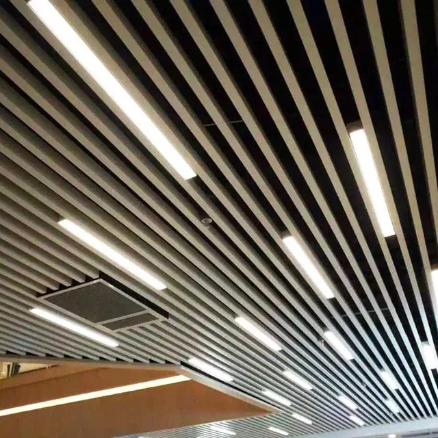 Suspended Aluminum Ceiling Aluminum U Box Ceiling With CE