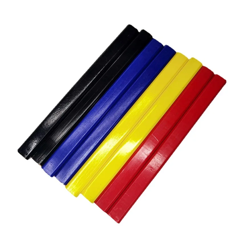 Woodworking Pencil Elliptical Marking Pen Engineering Woodworking Pencil Woodworking Pen Black Thick Core DIY Manual Tool