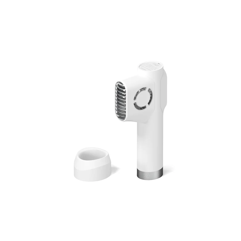 2024 Portable Mini Torch Light Desktop Fan Low Noise Cooling USB Battery Powered Handheld Electric Fan for Car Outdoor Camping