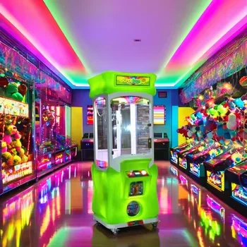 Colorful Indoor Gift Claw Machine Prize Machine for Amusement Park Toy Prize Vending Machine on Sale for All Ages