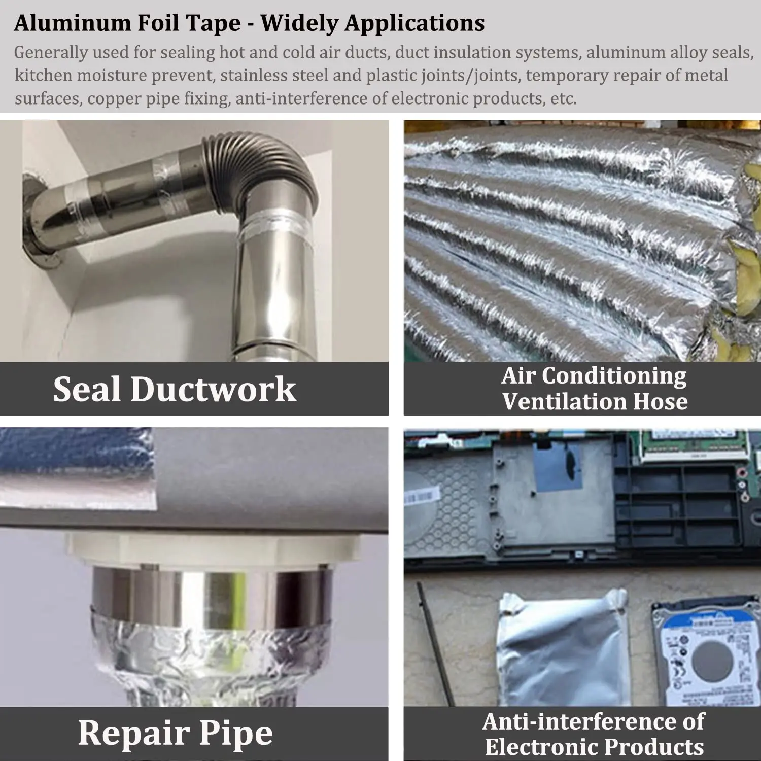 Aluminum Foil Tape Making Machine aluminum foil tape waterproof Butyl Lowes Fiberglass Aluminum Foil Tape
