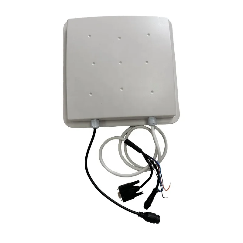 TCP/IP/RS232 UHF Integrated 8dbi RFID Reader 860-865Mhz, ISO18000 6C card Reader/Writer for logistics