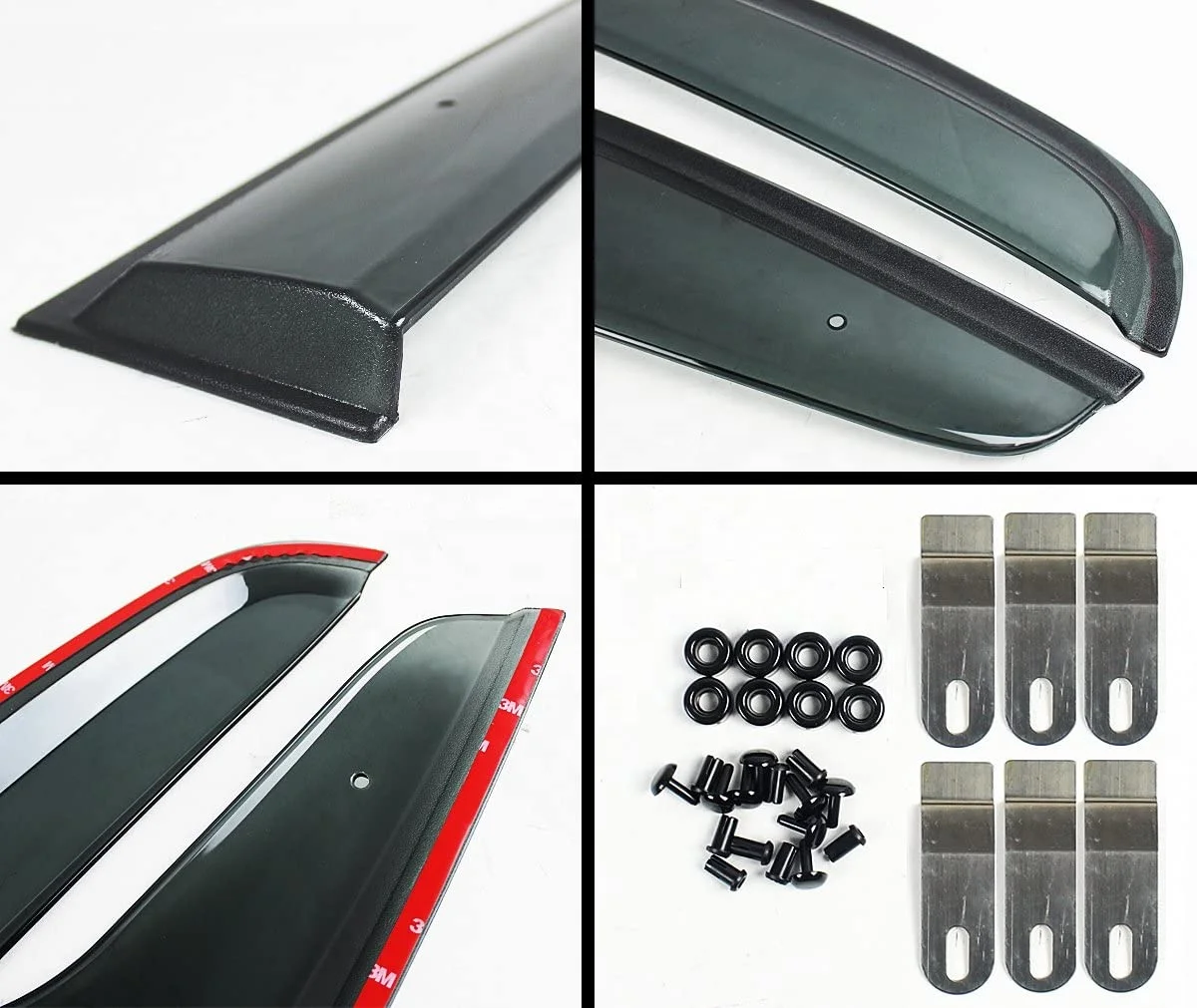 HW 4x4 Pickup Car Accessories Sun Visor Rain Guards Wind Shield  For FJ Cruiser 2007-2020