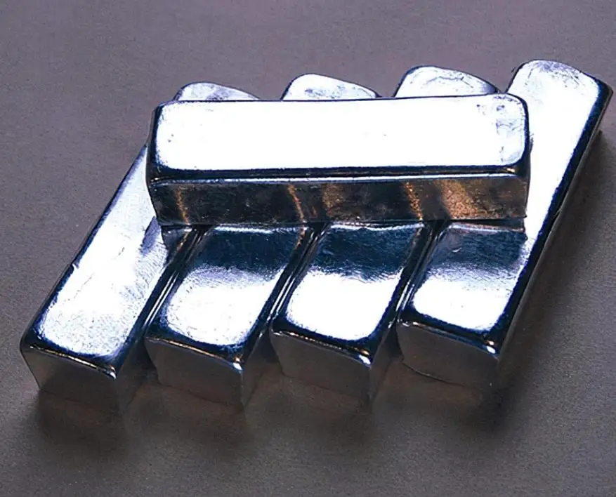 Pure Indium Ingot 99.995 1kg for Industry High Purity Indium Ingot