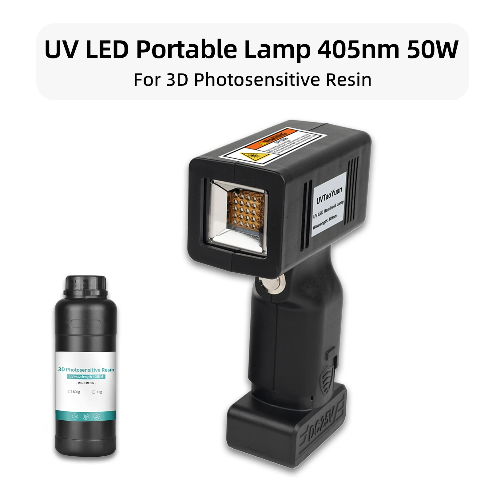 LED portable 365nm395nm 405nm led uv curing lamp 50W UV Handheld Light