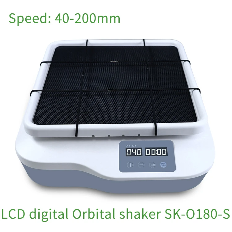 Laboratory Equipment Supplier Culture Dish Mixing Brushless DC Motor LCD Digital Orbital Shaker