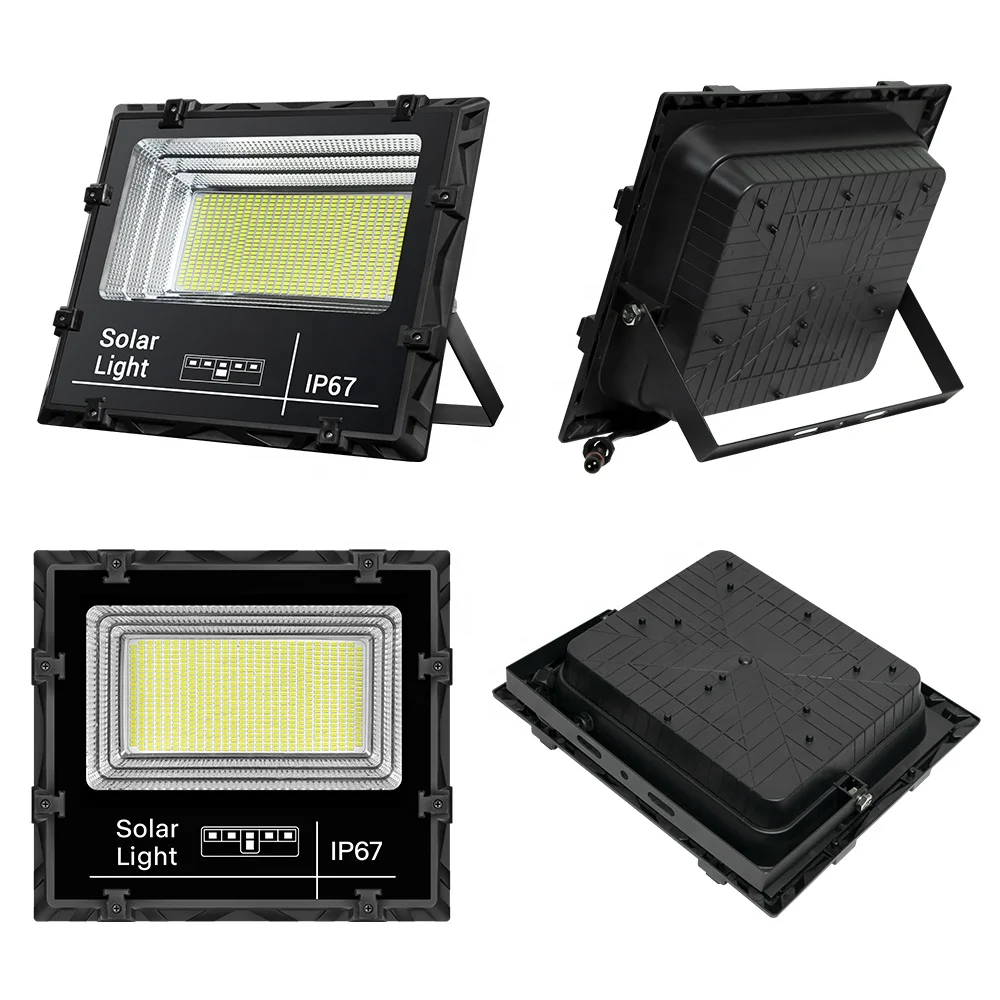 ODM 100w 200w 300w 400w 500w 800w ip67 focus led solar flood light with remote control