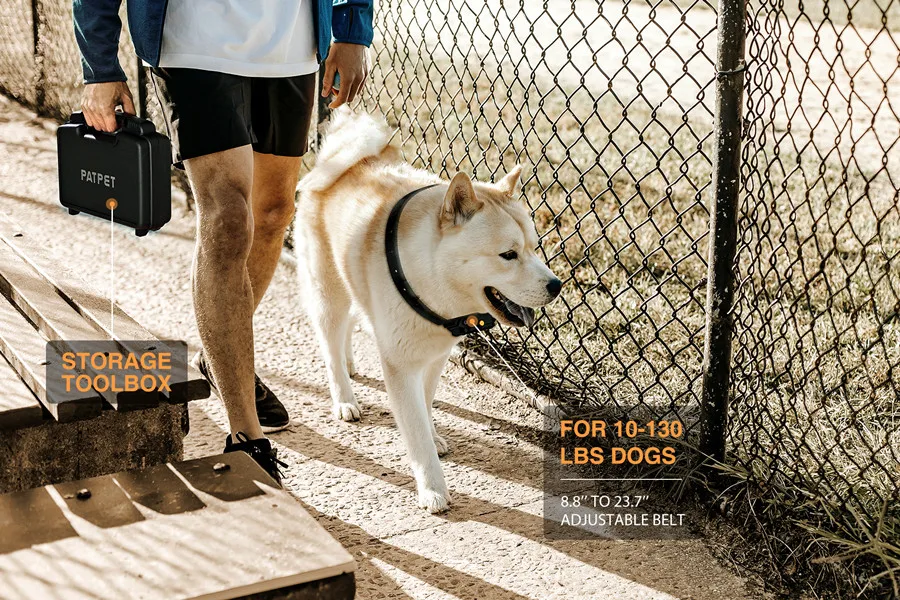 PATPET Dog Training Collar Professional Training Electric Shock Bee Tie Remote Control Pet Training Behavior Products