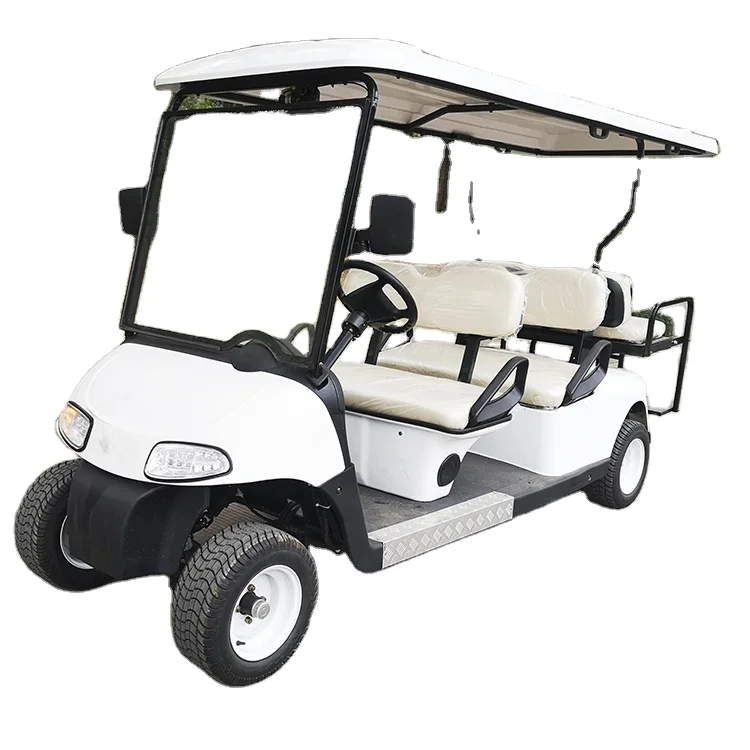 with convertible rear seat Chineses CE 6 seater newest EZ-GO RXV electric golf carts