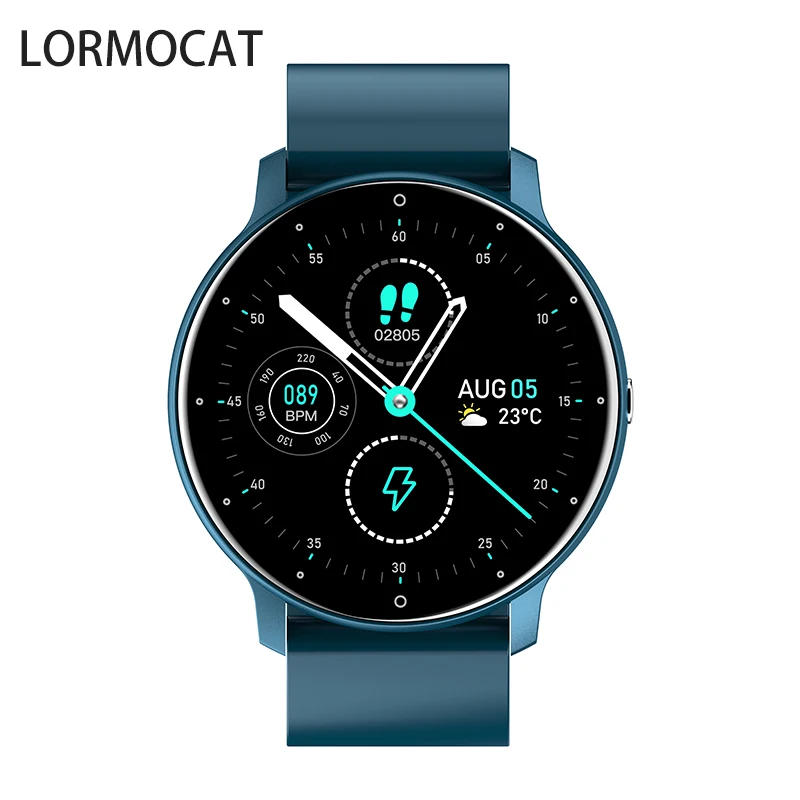 LORMOCAT IP67 Waterproof ZL02D sport Smart Watch Touch Screen Jam tangan pria Compatible IOS And Android Phone ZL02 saat smart