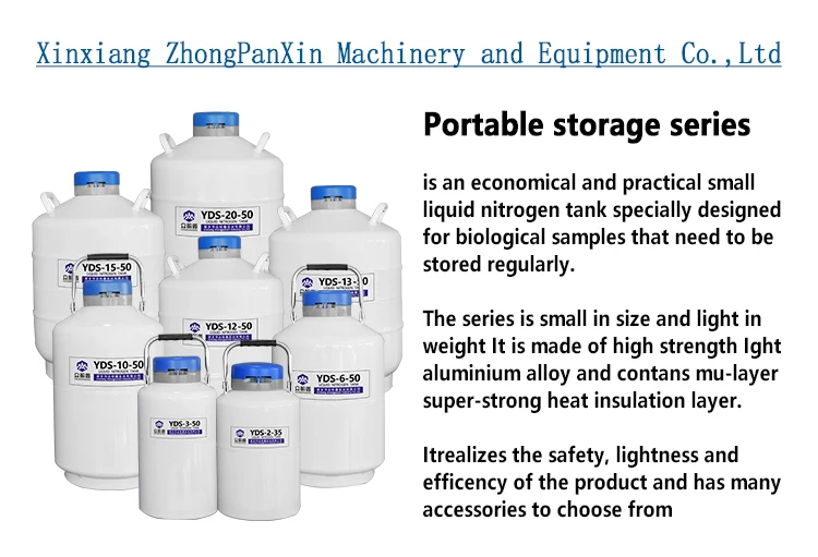 Small Dimension YDS-3-50 Liquid Nitrogen Gas Cylinder Price