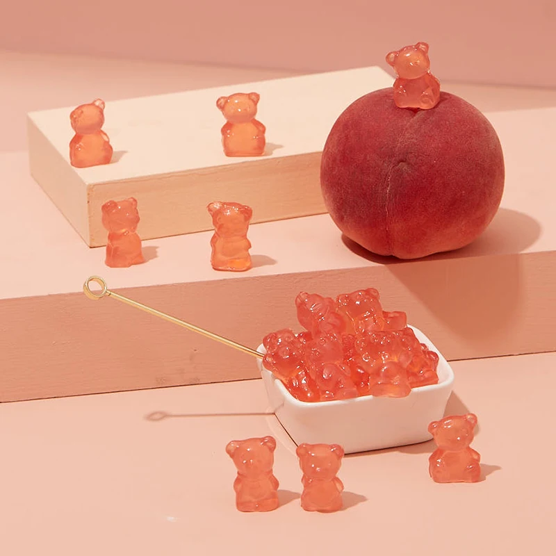 Wholesale delicious Probiotic Soft Candy cute bear shape 45g healthy ggummy jelly candies