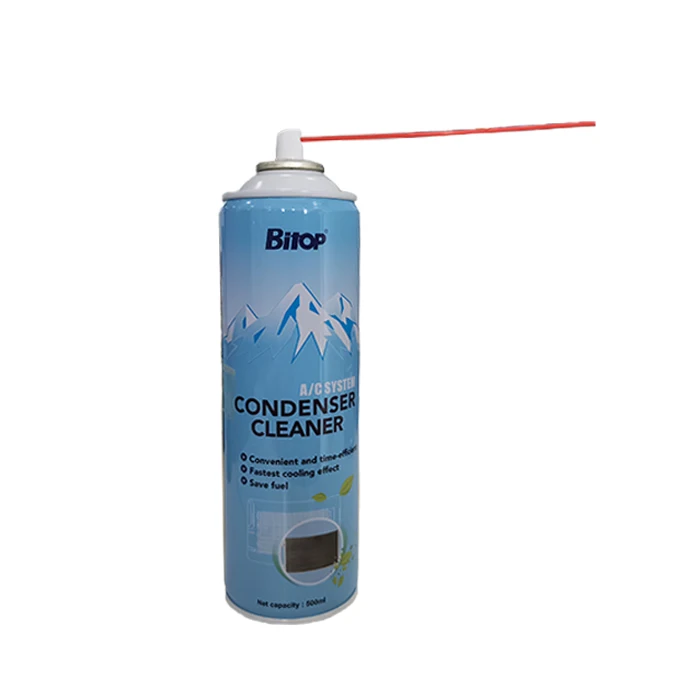 bitop car ac air condenser coil cleaner hvac ac cooling coil cleaner foam spray for air conditioner 500ml