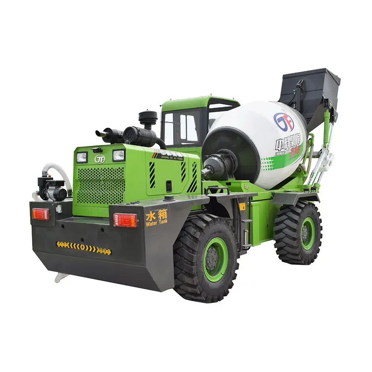 Construction machinery 4-square synchronous rotary self feeding mixer