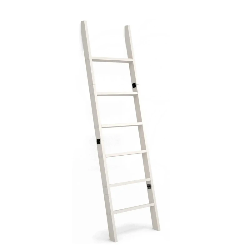 White Wood Blanket Ladders & Racks Wholesale Custom Vintage Iron Storage Holders & Racks Customized Logo Rectangle Straw 9 Wire