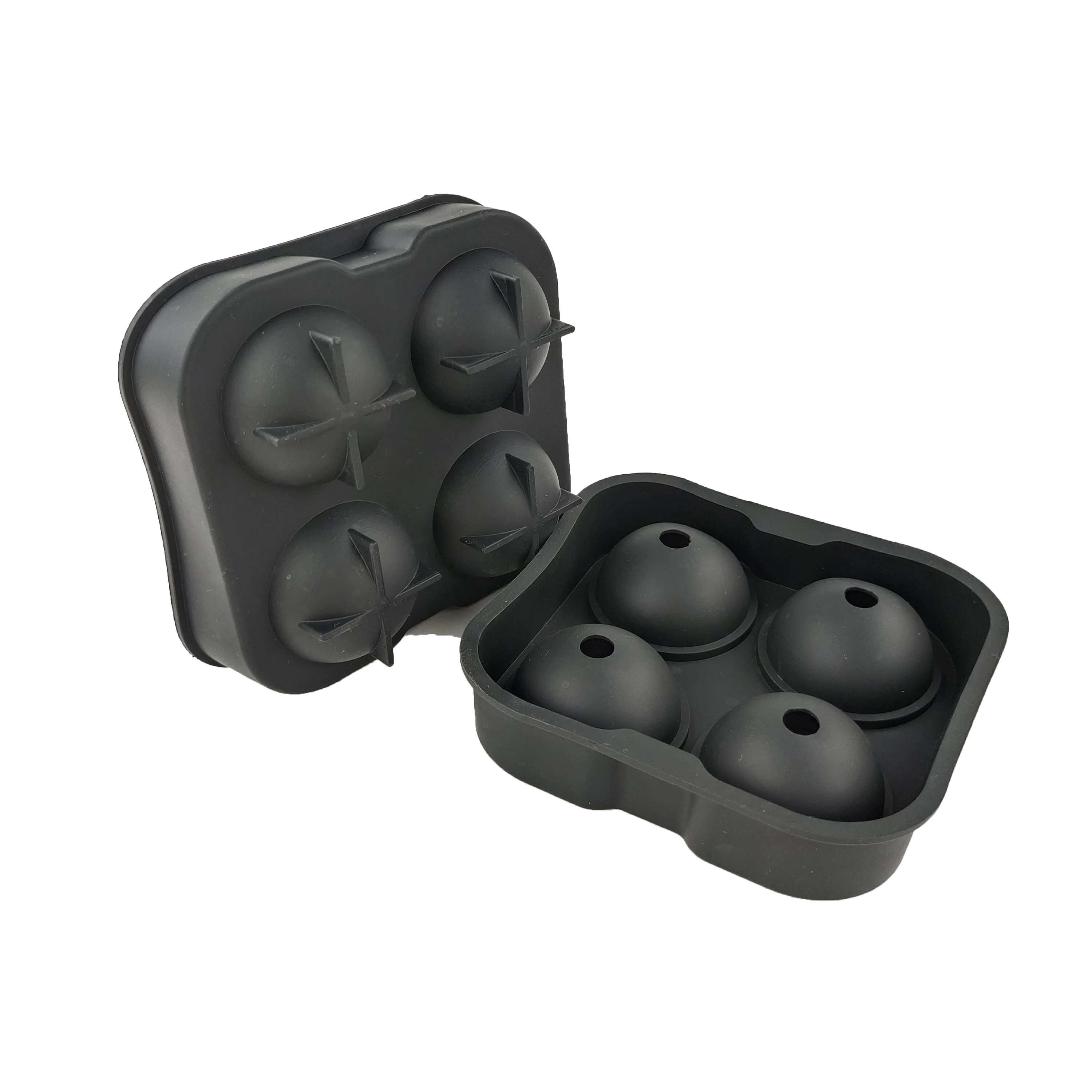 Лидер продаж, поднос для льда из пищевого силикона, для приготовления виски, круглые большие кубики льда, форма с 6 отсеками