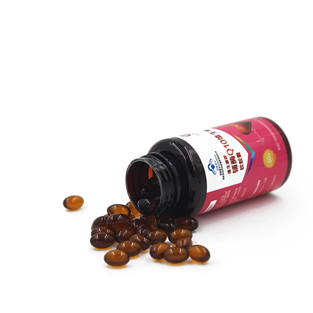 
500mg Coenzyme Q10 & vitamin E softgel in cosmetics 